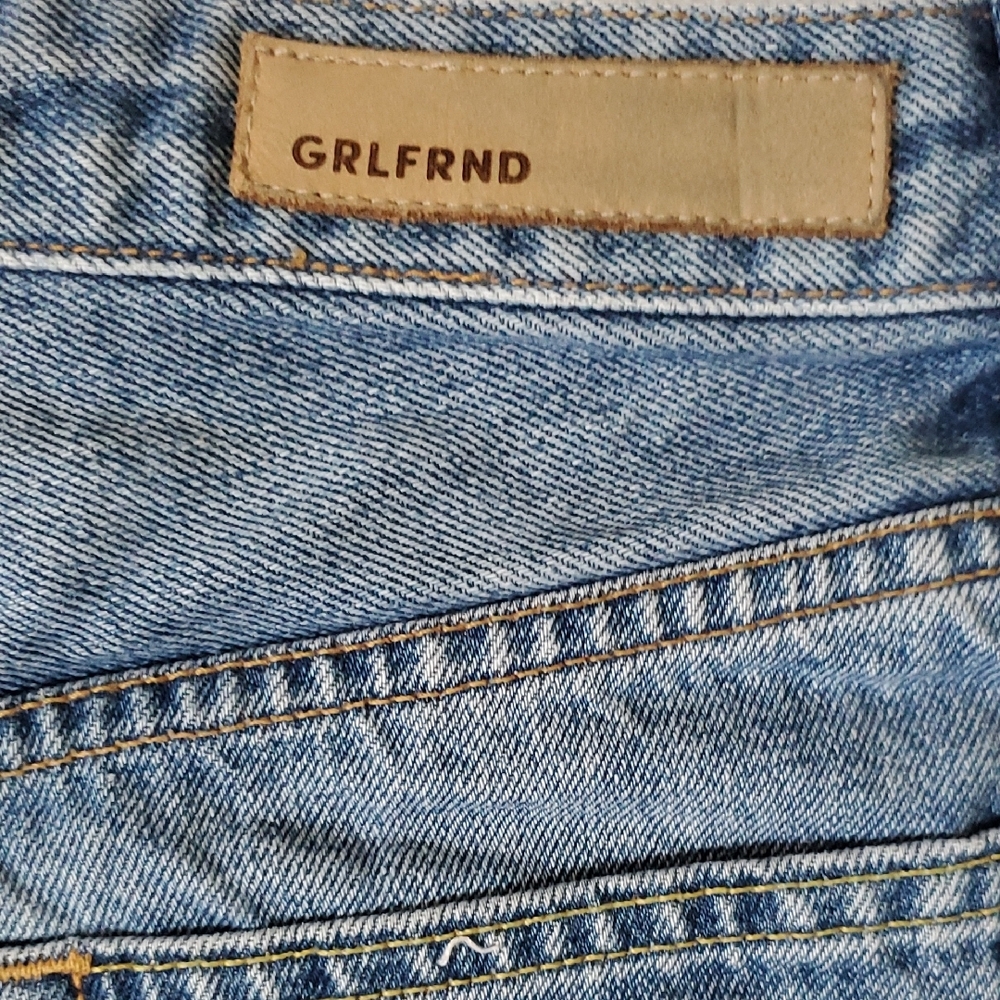 GRLFRND Vintage Wash Short Short  Jean Shorts - Picture 6 of 11